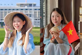 Nữ phi công diện áo dài truyền thống, đốn tim với vẻ ngoài ngọt ngào