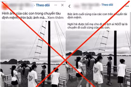 Sự thật về bức ảnh "khoảnh khắc cuối cùng" trước vụ lật tàu gây bão mạng