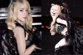 'Búp bê DJ Mie' gây bão với tạo hình 'thiên thần sa ngã' tại Y-Concert