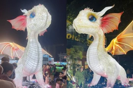 Mô hình đèn Trung thu ở Thái Nguyên khiến netizen xuýt xoa vì quá đáng yêu