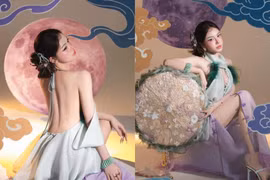 Tiktoker Hà Môi visual 'thần tiên tỷ tỷ' đón Trung thu