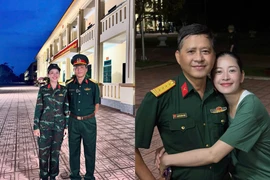 Khoảnh khắc Chi Pu vỡ òa khi gặp bố Đại tá trong quân ngũ