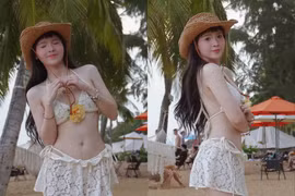 Thúy Kiều FAPTV chào tạm biệt hè với loạt ảnh bikini ấn tượng