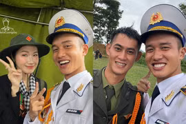 Nam quân nhân có nụ cười tỏa nắng trong đội hình diễu binh A80