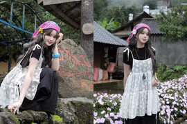 Hot girl Instagram hóa cô gái vùng cao giữa núi rừng Tây Bắc