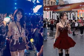 'Hot girl chạy bộ' Hà Kim lên đồ cực cháy với 2 đêm concert G-Dragon