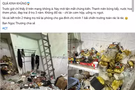 Nam sinh bị chủ trọ tố ra đường là soái ca, về phòng thì bừa bộn như bãi rác