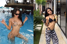 Tiktoker Xuân Ca cực bốc lửa với những thiết kế họa tiết độc đáo