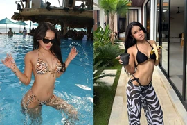 Tiktoker Xuân Ca cực bốc lửa với những thiết kế họa tiết độc đáo