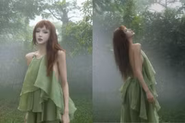 Lâm Minh trút bỏ hình tượng gai góc, hóa 'nàng tiên rừng' mong manh