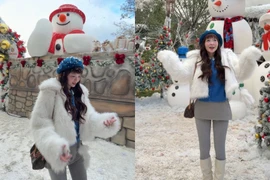 Hot girl FAPtv Thúy Kiều giao diện cô bé mùa đông ngọt ngào