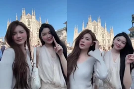 Lọ Lem và Hạt Dẻ đọ sắc khi chung khung hình ở trời Tây