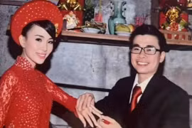 Hình ảnh hiện tại của cô dâu viral với ảnh cưới 14 năm trước