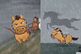 Chú ngựa Mã Tiểu Dã một lần nữa viral khắp cõi mạng