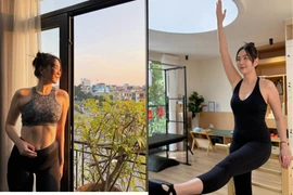 MC Mai Ngọc khoe vóc dáng cực phẩm sau sinh, lộ rõ cơ bụng số 11