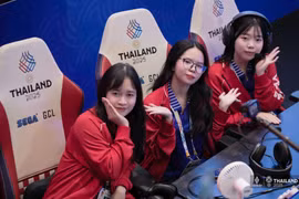 Đội hình tuyển nữ Liên Quân Việt Nam lần đầu tiên giành HCV SEA Games