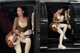 Joyce Phạm gây chú ý với vóc dáng thon gọn sau sinh dù là mẹ bỉm 4 con