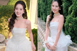 Hot girl Hoàng Khánh Ly 'gây thương nhớ" với vẻ đẹp trong trẻo như nàng thơ