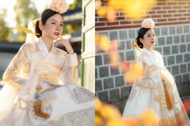 'Búp bê DJ' Việt khoe sắc trong trang phục truyền thống Hàn Quốc