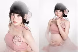 "Hot girl trứng rán" Trần Thanh Tâm khoe bụng bầu, nhan sắc ngọt ngào đốn tim