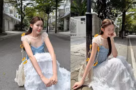 Bạn gái HIEUTHUHAI giao diện tiểu thư xuống phố ngắm là yêu