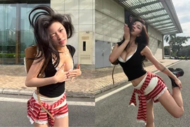 Gái xinh Instagram sở hữu phong cách táo bạo từ nhà ra phố