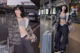 Hot girl Bảo Khuyên Susan khoe thời trang sân bay cực đỉnh