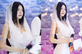 MC Mai Dora khoe khoảnh khắc đẹp như nữ thần trên sân khấu