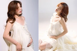 Beauty blogger đời đầu Changmakeup hạnh phúc khoe bụng bầu vượt mặt