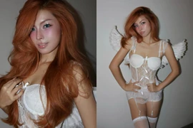 Bạn gái tiền đạo Minh Bình hóa thân thiên thần tóc cam hút trọn ánh nhìn