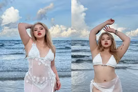 Hot girl ngoại cỡ gợi ý trang phục đi biển cho nàng mũm mĩm