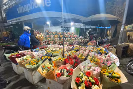 Thợ cắm hoa 'chạy đơn' dịp 8/3, thu nhập 2–3 triệu đồng mỗi ngày