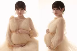 'Hot girl trứng rán' khoe nhan sắc bầu tăng 15kg vẫn mảnh mai, thanh thoát