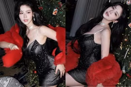 Quyên Qui 'thiêu đốt' mọi ánh nhìn với bộ ảnh Giáng sinh