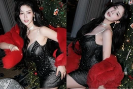 Quyên Qui 'thiêu đốt' mọi ánh nhìn với bộ ảnh Giáng sinh