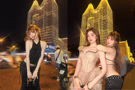 Hot girl ăn mặc táo bạo chụp ảnh bên nhà thờ Đức Bà gây tranh cãi