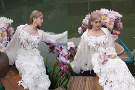 Kiều Ly Phạm dịu dàng khoe dáng giữa vẻ đẹp Ninh Bình