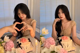 Hot girl Quỳnh Alee đón tuổi mới ngọt ngào bên bạn trai tuyển thủ