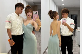 Tiền đạo Lê Minh Bình kỷ niệm 7 năm yêu đương ngọt ngào bên bạn gái hot girl
