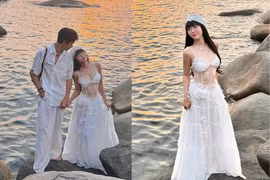 Hot girl FAPtv diện váy xuyên thấu, tình tứ bên bạn trai