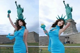 Bộ ảnh cosplay Nữ thần Tự do của Yuzi làm chao đảo cộng đồng mạng