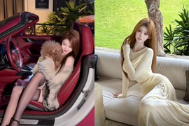 Nhan sắc hot girl xứ Trung netizen đồn đoán được bạn trai tặng xe 20 tỷ