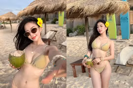 Nàng mẫu Nghệ An khoe đường cong cực nét trong loạt ảnh đi biển