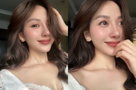 'Gái xinh báo chí' gieo thương nhớ khi khoe nhan sắc cận cảnh không tì vết