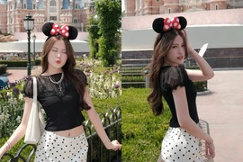 Hot girl Tăng Mỹ Hàn khoe giao diện nàng Mickey đáng yêu