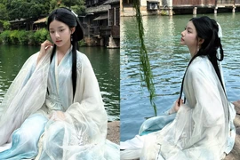 'Tiên nữ mukbang' Quỳnh Trương hóa thân thành mỹ nhân cổ trang ở Ô Trấn
