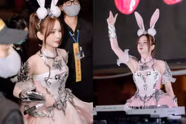 DJ Mie giao diện thỏ ngọc hút hồn người hâm mộ