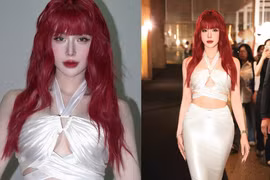 Diệp Lâm Anh “oanh tạc” thảm đỏ với mái tóc đỏ rực lửa