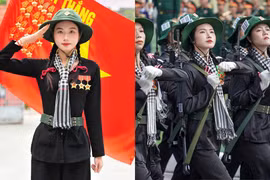 "Nữ du kích miền Nam" vinh dự 3 lần tham gia diễu binh gây sốt mạng