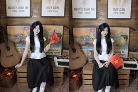 Hot girl được ví như AI hào hứng chia sẻ khoảnh khắc tại "cafe yêu nước"